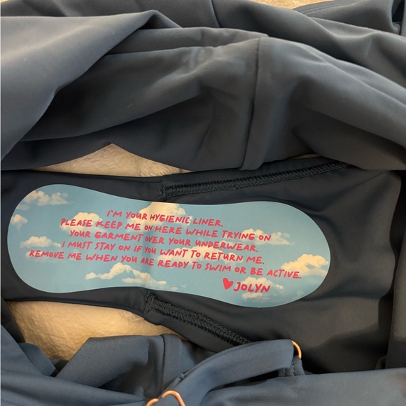 Jolyn Swimwear Ariana in Laguna | Blue One Piece Swimsuit with Cutouts - Picture 9 of 9